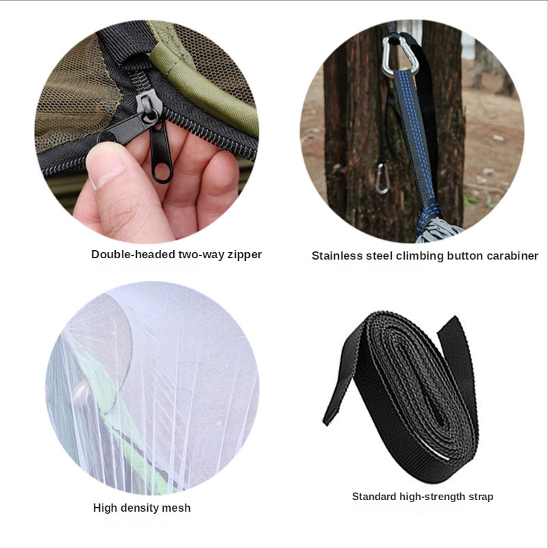 Automatic Mosquito Net Camping Hammock 260x140cm by HitMyNeed