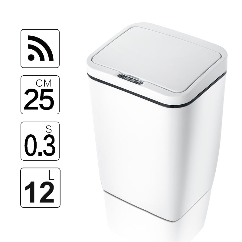 Automatic Motion Sensor Trash Can 12L dr-hw025 by HitMyNeed