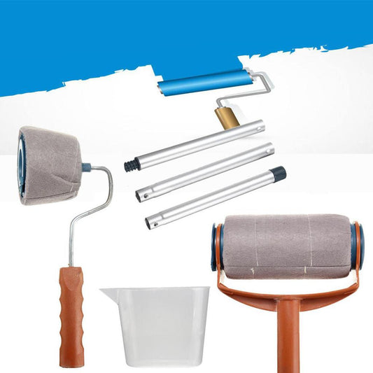 Automatic Paint Roller Kit with Extension Pole, 6pcs by HitMyNeed