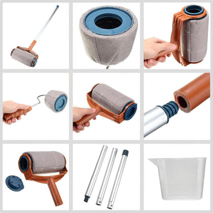 Automatic Paint Roller Kit with Extension Pole, 6pcs by HitMyNeed