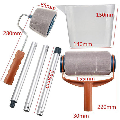 Automatic Paint Roller Kit with Extension Pole, 6pcs by HitMyNeed