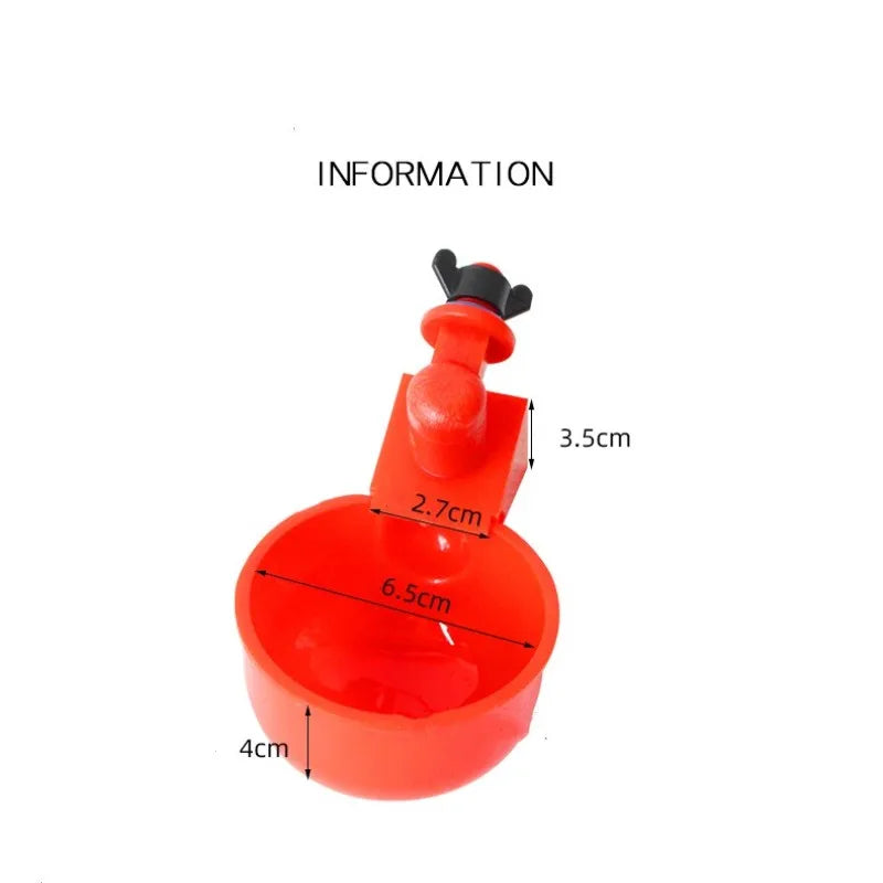 Automatic Poultry Drinking Cups, 2 Pack by HitMyNeed