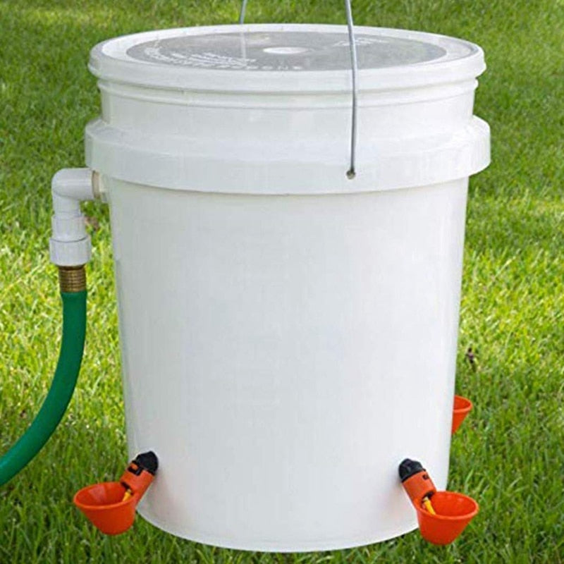 Automatic Poultry Drinking Cups, 24 Pack by HitMyNeed