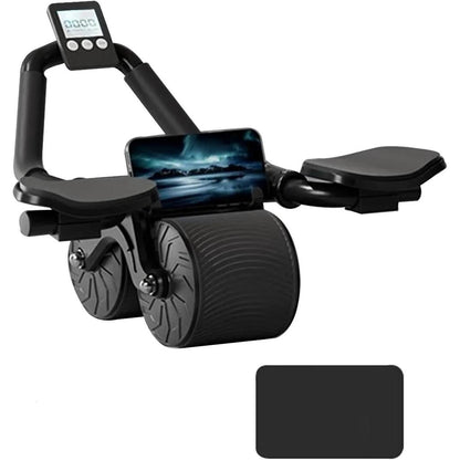 Automatic Rebound Ab Wheel with Elbow Support & Counter by HitMyNeed