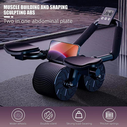 Automatic Rebound Ab Wheel with Elbow Support & Counter by HitMyNeed