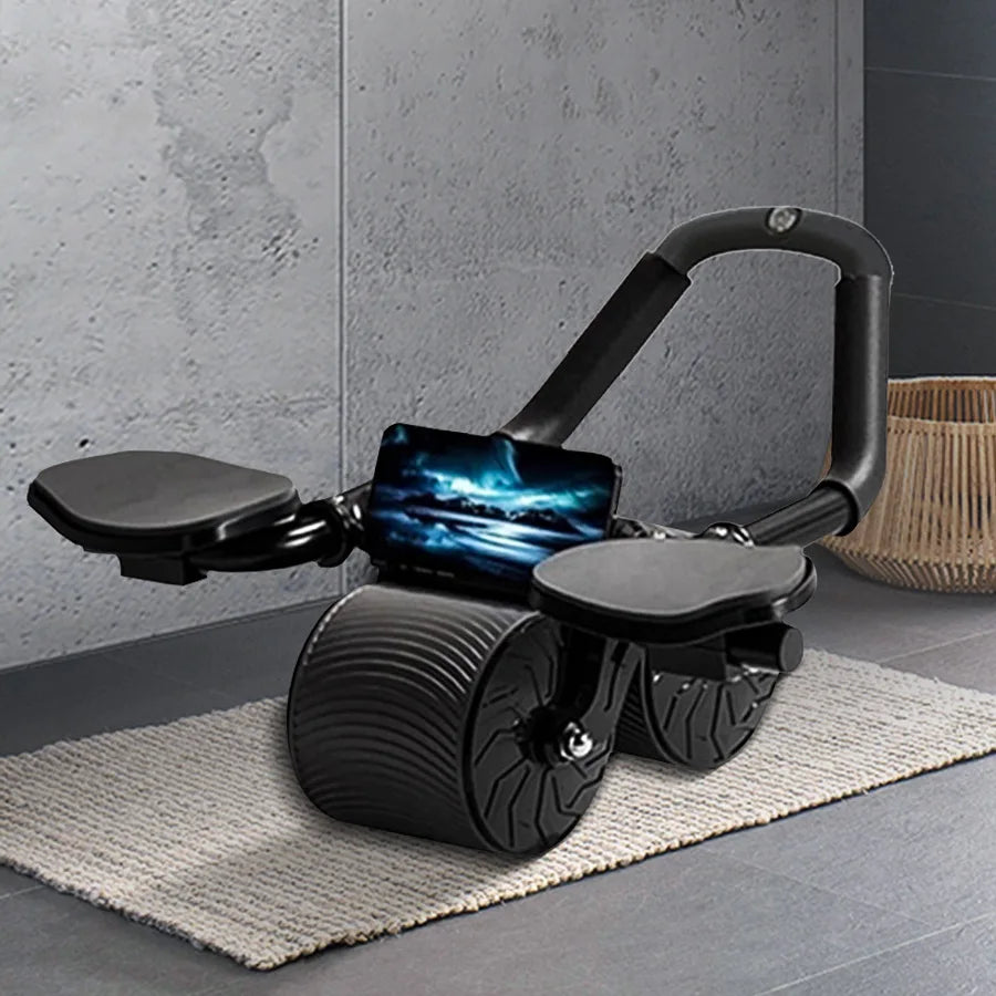 Automatic Rebound Ab Wheel with Elbow Support & Counter by HitMyNeed