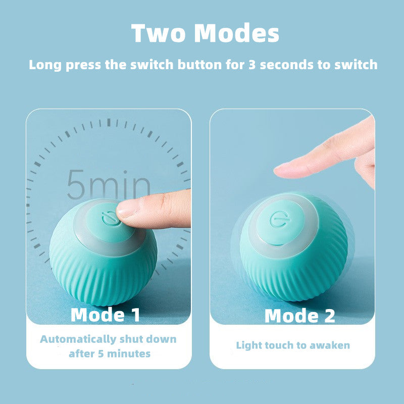 Automatic Rolling Smart Cat Ball Toy by HitMyNeed