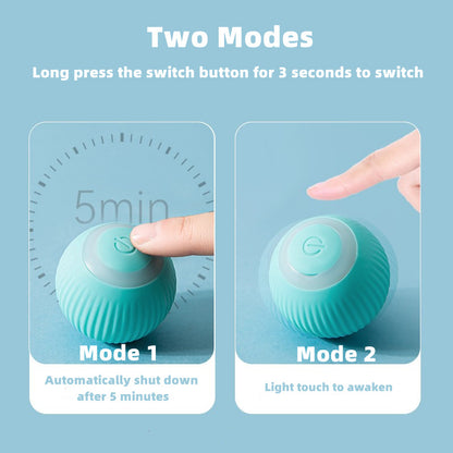 Automatic Rolling Smart Cat Ball Toy by HitMyNeed