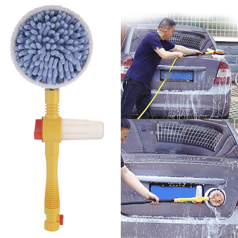 Automatic Rotating Car Wash Brush with Soap Dispenser by HitMyNeed