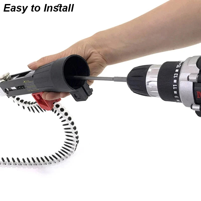 Automatic Screwdriver Chain Nail Gun Drill Adapter by HitMyNeed