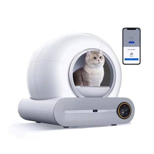 Automatic Self-Cleaning Smart Cat Litter Box 65L by HitMyNeed