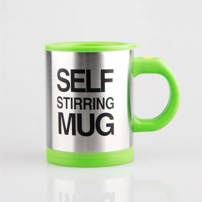 Automatic Self-Stirring Mug 400ml Stainless Steel by HitMyNeed