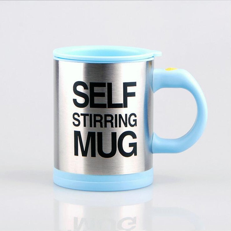 Automatic Self-Stirring Mug 400ml Stainless Steel by HitMyNeed