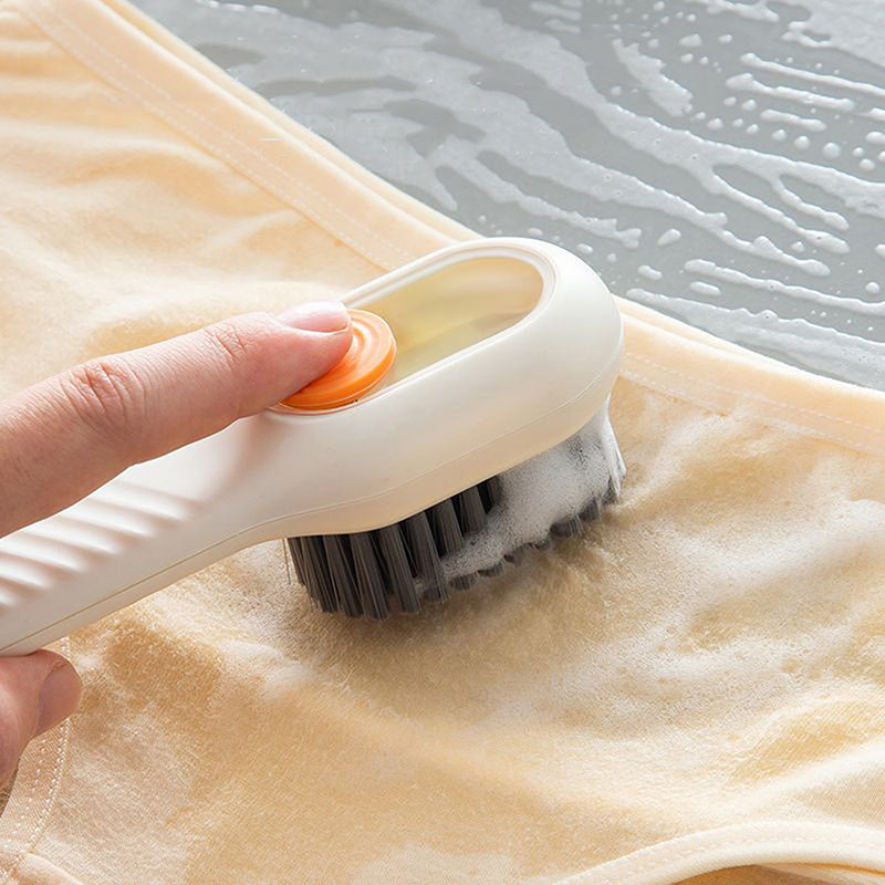 Automatic Shoe Cleaning Brush with Liquid Dispenser by HitMyNeed