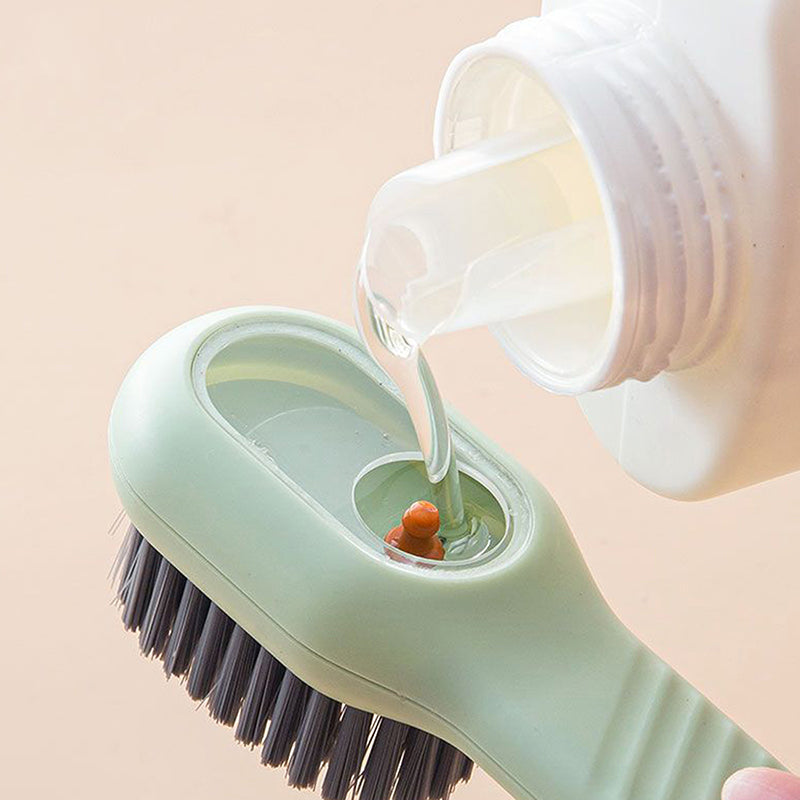 Automatic Shoe Cleaning Brush with Liquid Dispenser by HitMyNeed