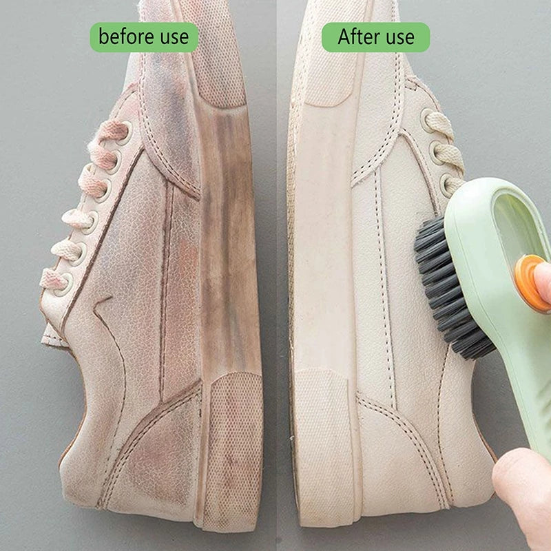 Automatic Shoe Cleaning Brush with Liquid Dispenser by HitMyNeed