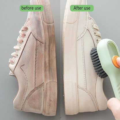 Automatic Shoe Cleaning Brush with Liquid Dispenser by HitMyNeed