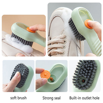 Automatic Shoe Cleaning Brush with Liquid Dispenser by HitMyNeed