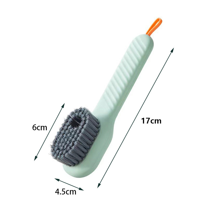 Automatic Shoe Cleaning Brush with Liquid Dispenser green by HitMyNeed