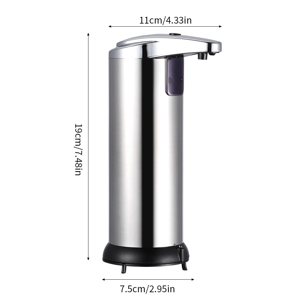 Automatic Stainless Steel Hand Wash Dispenser by HitMyNeed