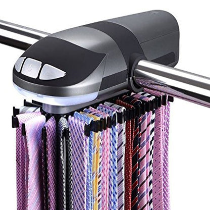 Automatic Tie Rack Organizer for Ties and Belts by HitMyNeed