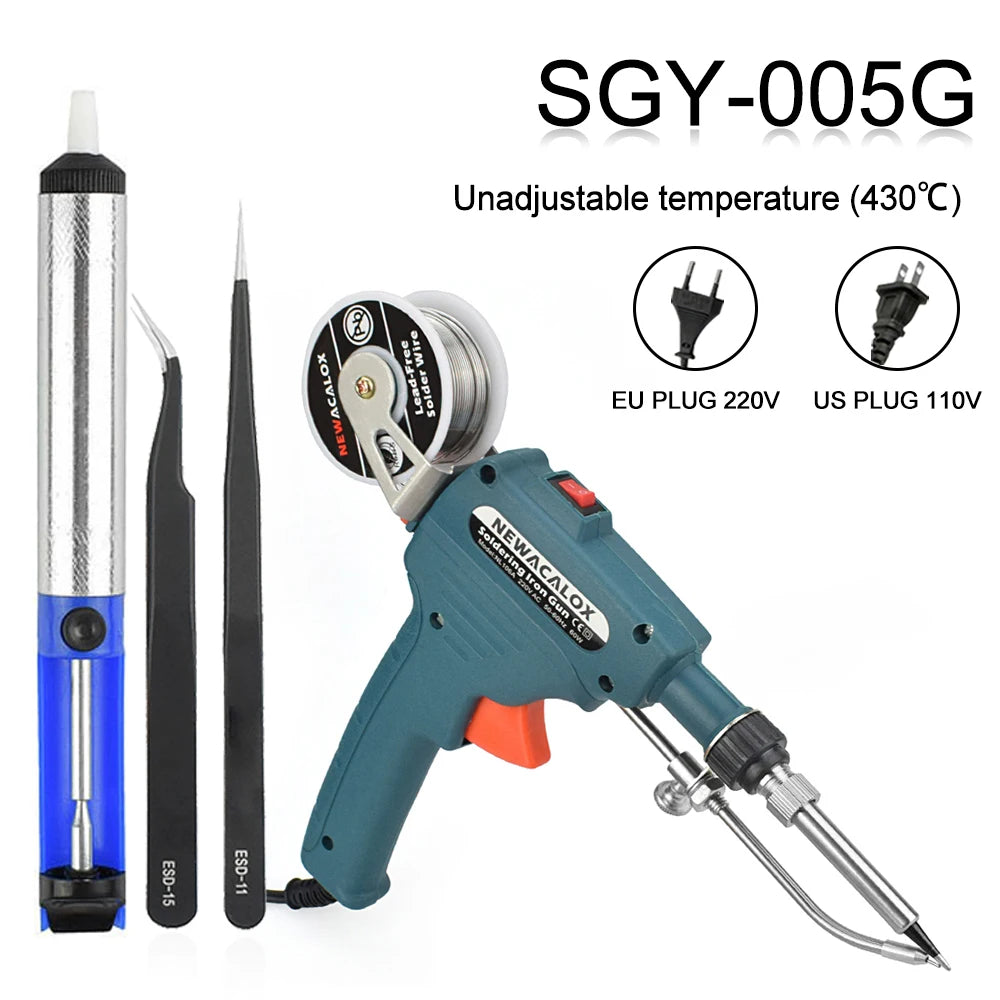 Automatic Tin Feed Handheld Soldering Gun 60W sgy005g-soldering by HitMyNeed