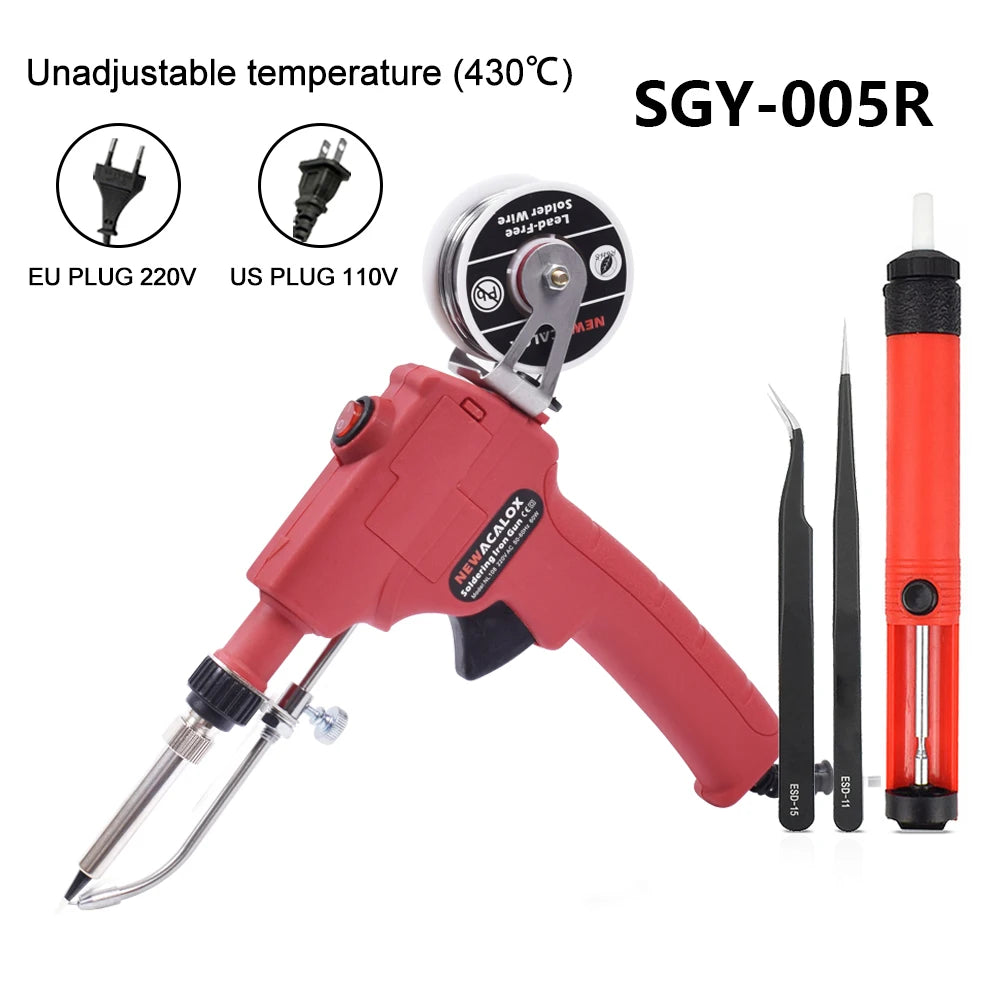 Automatic Tin Feed Handheld Soldering Gun 60W sgy005r-soldering by HitMyNeed