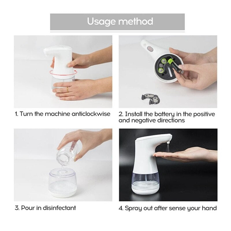 Automatic Touchless Alcohol Dispenser 360ml by HitMyNeed
