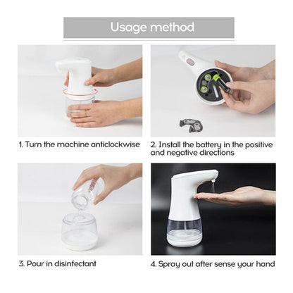 Automatic Touchless Alcohol Dispenser 360ml by HitMyNeed