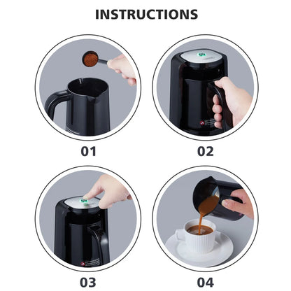 Automatic Turkish Coffee Machine Electric Pot H9 by HitMyNeed