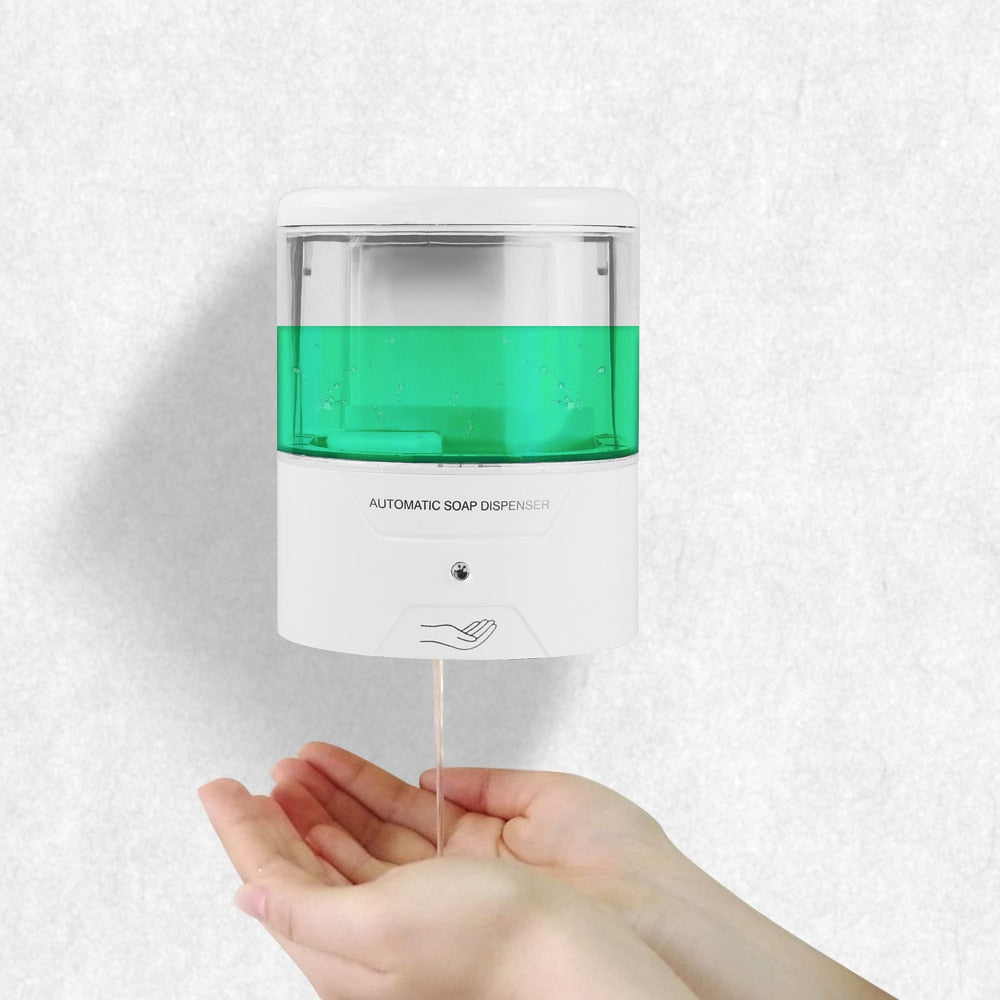 Automatic Wall Mounted Soap & Sanitizer Dispenser by HitMyNeed