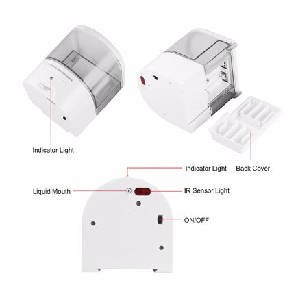 Automatic Wall Mounted Soap & Sanitizer Dispenser by HitMyNeed