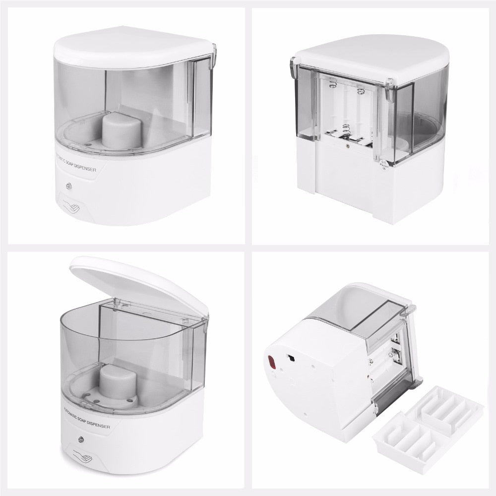 Automatic Wall Mounted Soap & Sanitizer Dispenser by HitMyNeed