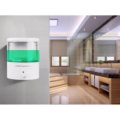 Automatic Wall Mounted Soap & Sanitizer Dispenser by HitMyNeed