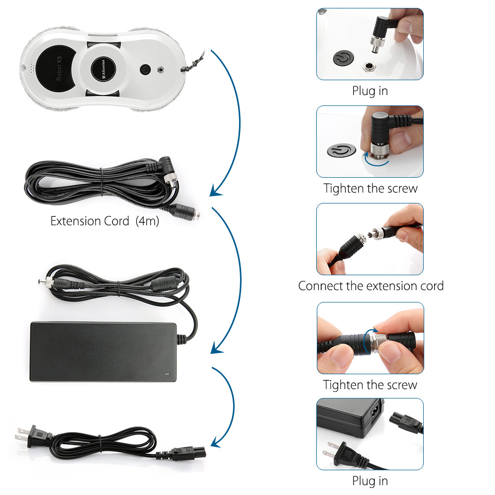Automatic Window Cleaning Robot with App Control by HitMyNeed