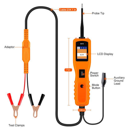 Automotive Circuit Tester with TFT Display & Probe by HitMyNeed