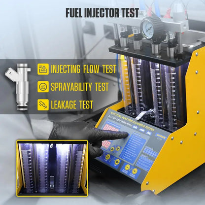 AUTOOL CT150 4-Cylinder Fuel Injector Cleaner & Tester by HitMyNeed