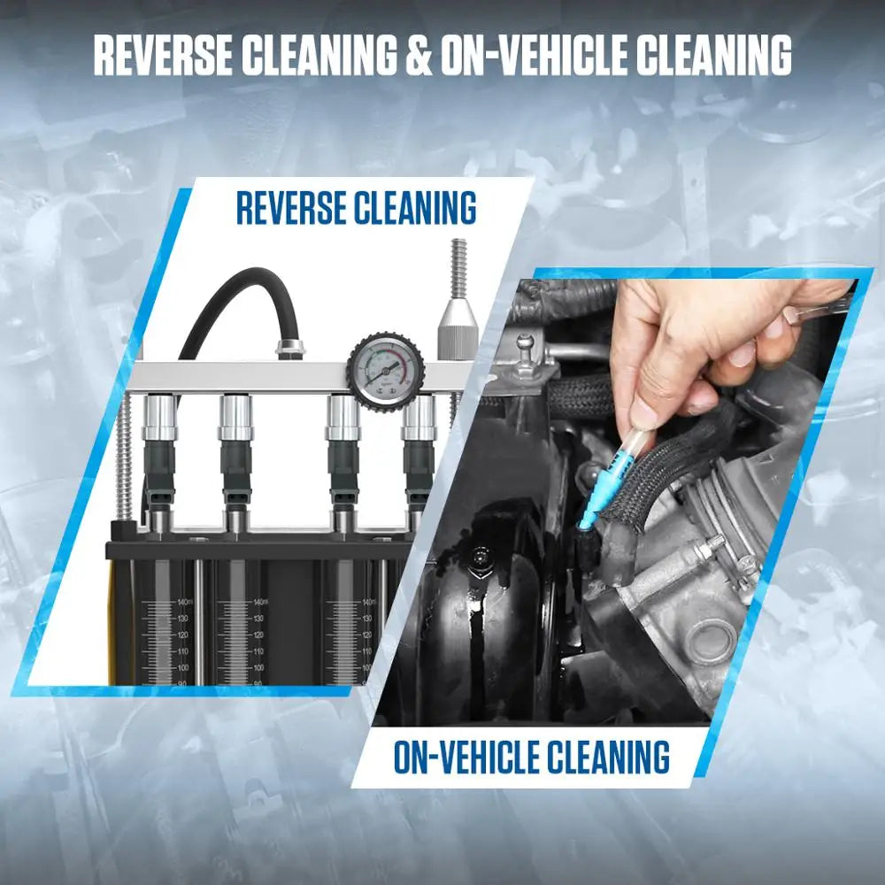 AUTOOL CT150 4-Cylinder Fuel Injector Cleaner & Tester by HitMyNeed