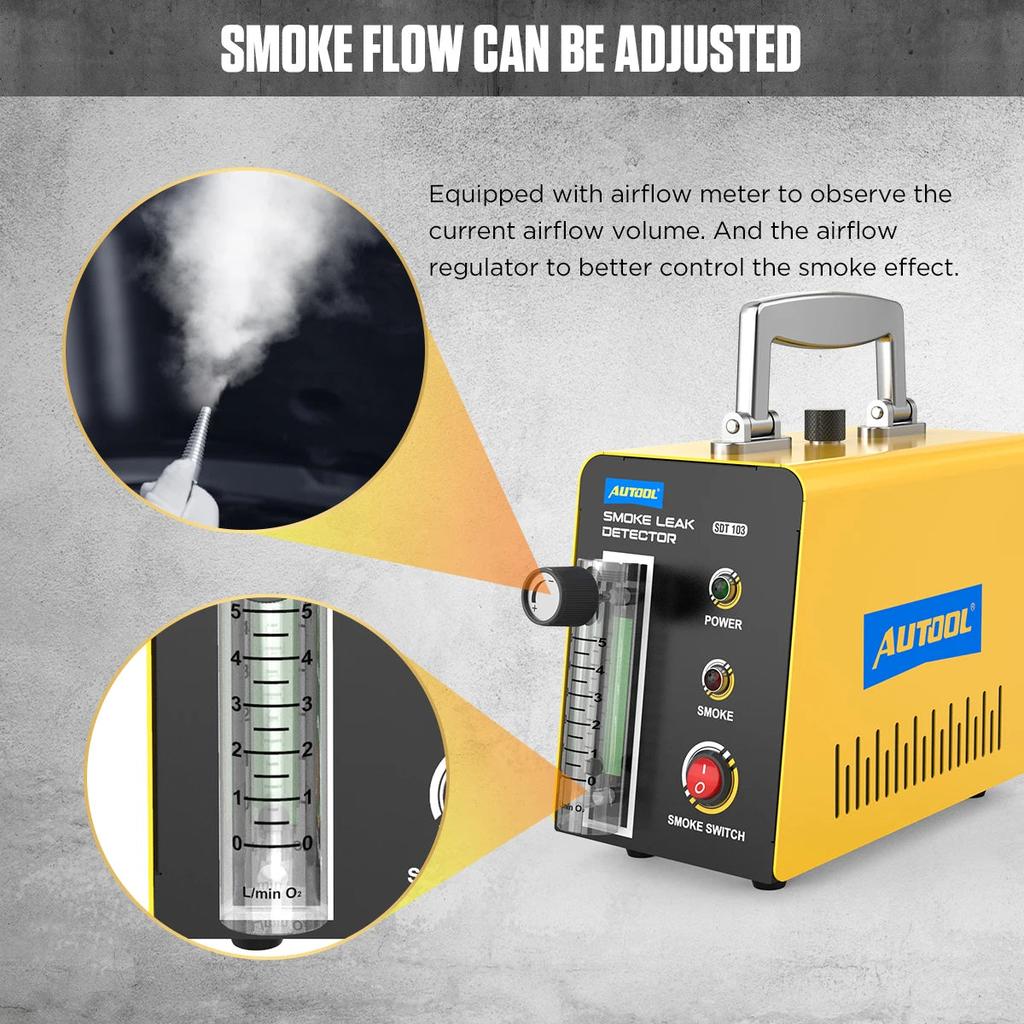 AUTOOL SDT103 12V Automotive Smoke Leak Detector by HitMyNeed