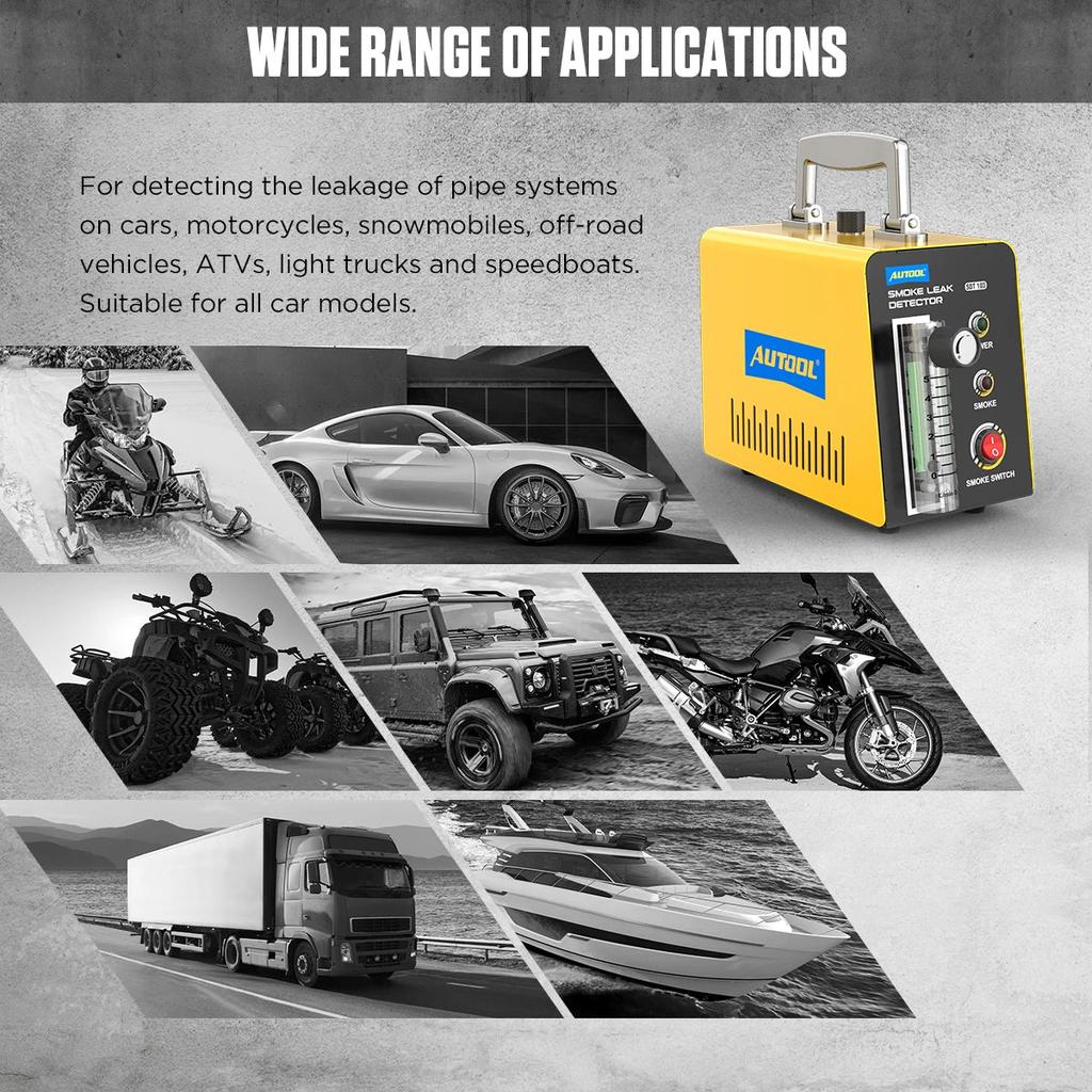 AUTOOL SDT103 12V Automotive Smoke Leak Detector by HitMyNeed