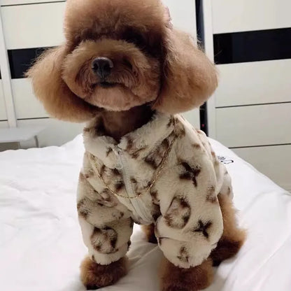 Autumn Winter Fur Coat for Small Dogs & Cats by HitMyNeed