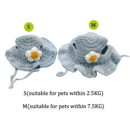 Autumn Winter Knitted Cat & Puppy Hat by HitMyNeed
