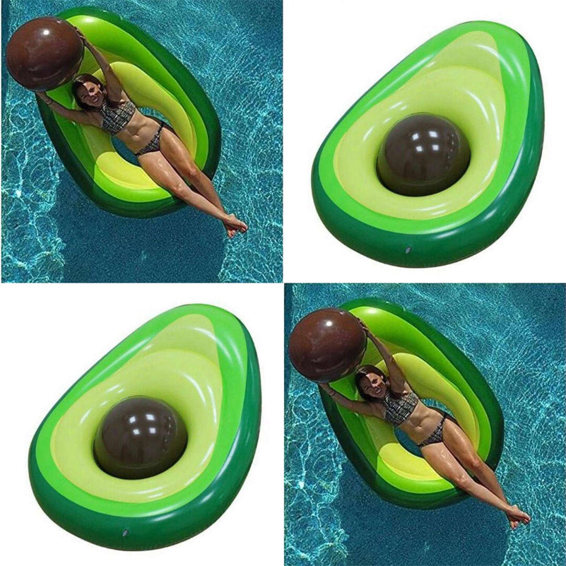 Avocado Pool Float for Adults with Removable Ball by HitMyNeed
