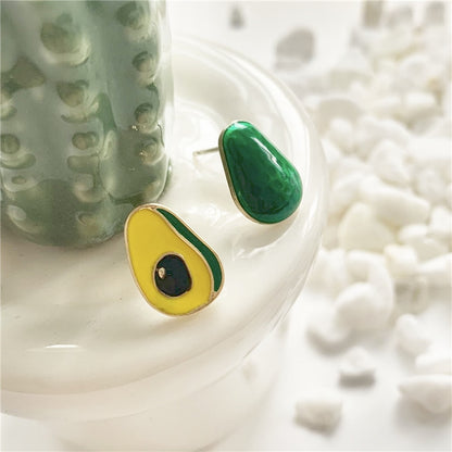Avocado Stud Earrings for Women by HitMyNeed