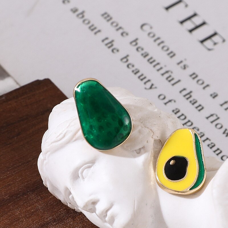 Avocado Stud Earrings for Women by HitMyNeed