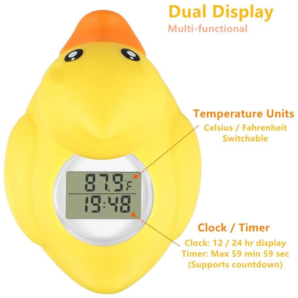 Baby Bath Thermometer Floating Duck Toy by HitMyNeed