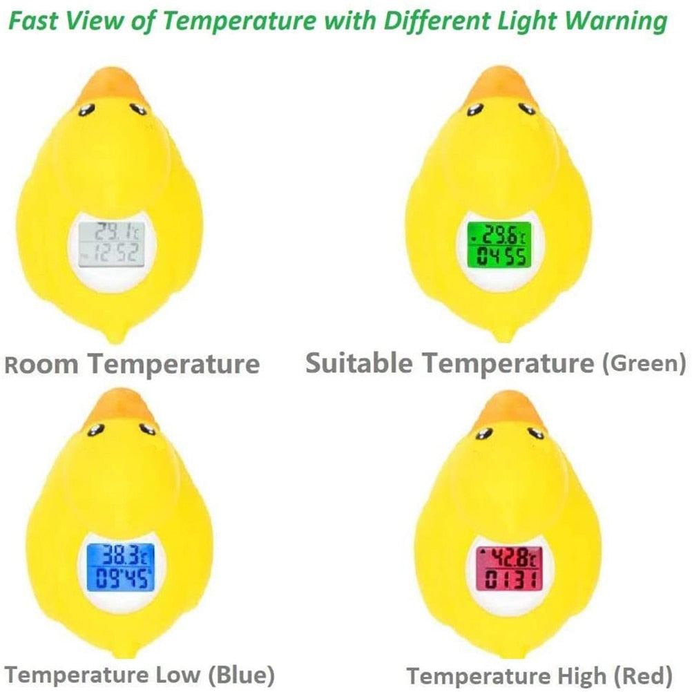 Baby Bath Thermometer Floating Duck Toy by HitMyNeed