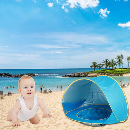 Baby Beach Shelter Portable Pop-Up Tent with Pool by HitMyNeed