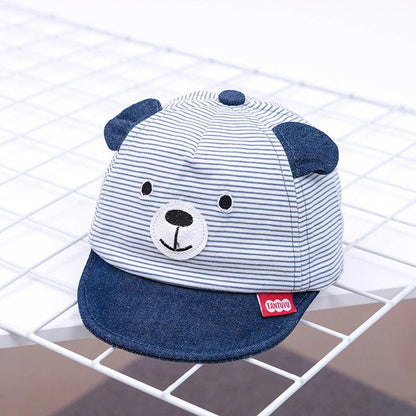 Baby Bear Cotton Baseball Cap for Babies 3-12 Months by HitMyNeed