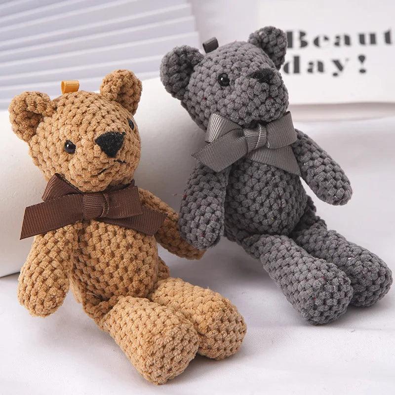 Baby Bear Plush Toy Keychain - 15cm Soft Bear Doll by HitMyNeed